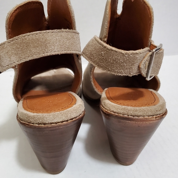 FRYE Ash Courtney Suede Slingback Mule - Picture 3 of 8